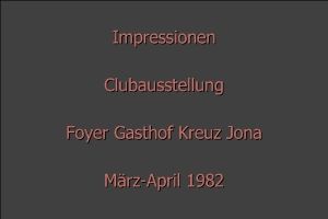 Ausstellung Mar1982