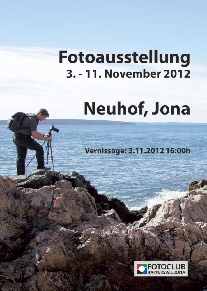 Einladung Clubausstellung 2012